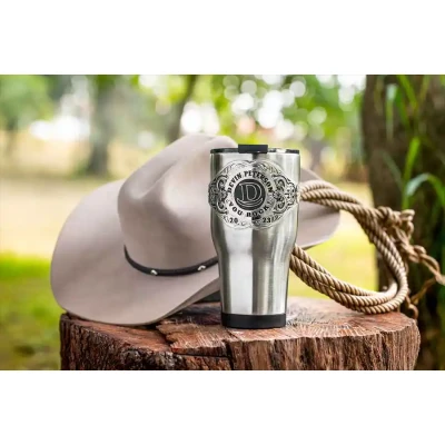 Custom Tumblers with silver details - Customized Tumblers Collection
